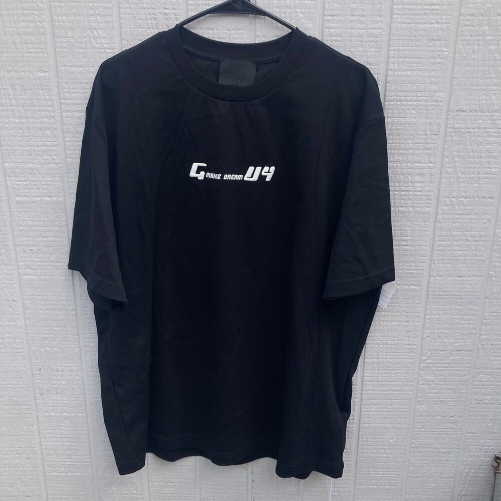 T1 Make Dream Guy Size L Mens Black Crewneck Short Sleeve Shirt Deadstock